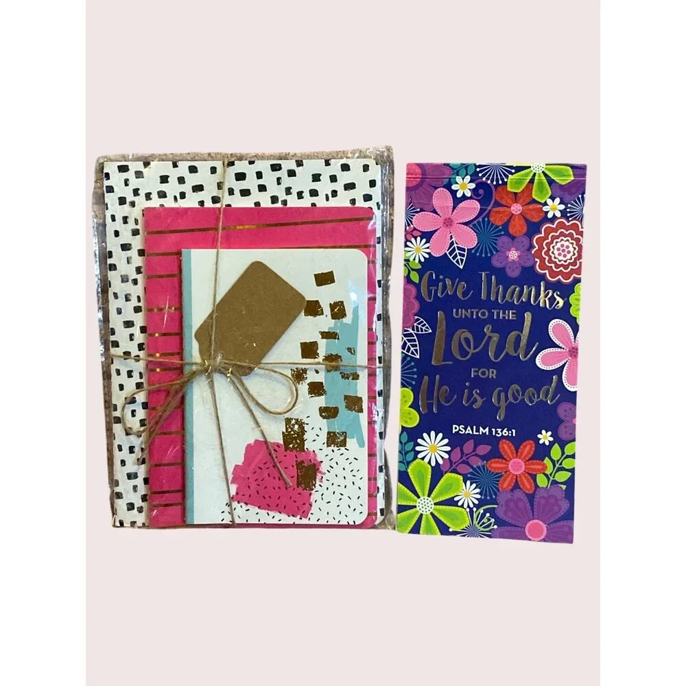 Stationary Softcover Journals and Lined Writing Pad Assorted Scripture Verses NE